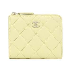 CHANEL Yellow Wallet
